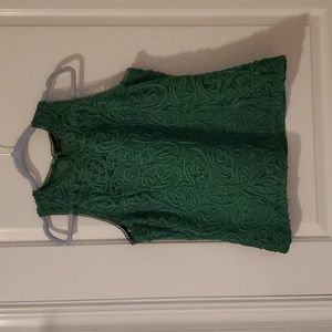 Beautiful Kelly Green evening top